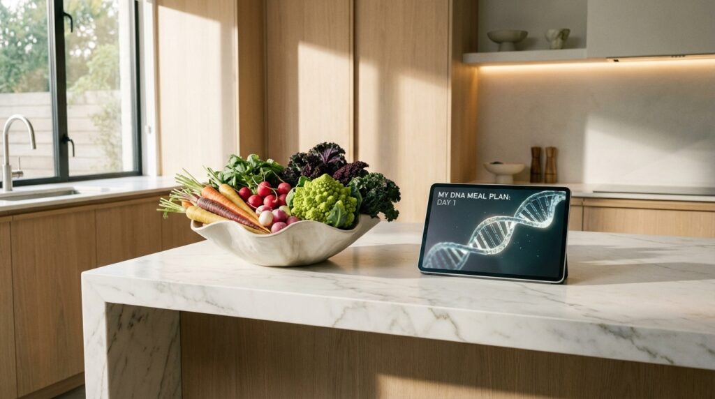 Luxury setting for DNA-Based Nutrition for Executives and healthy diet