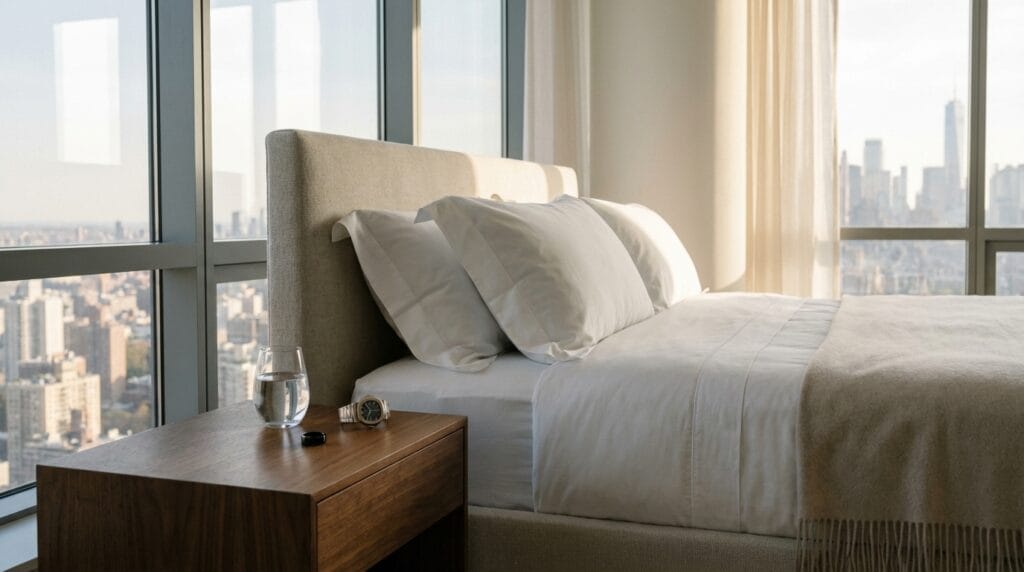 Luxury master suite representing Executive Sexual Health and wellness