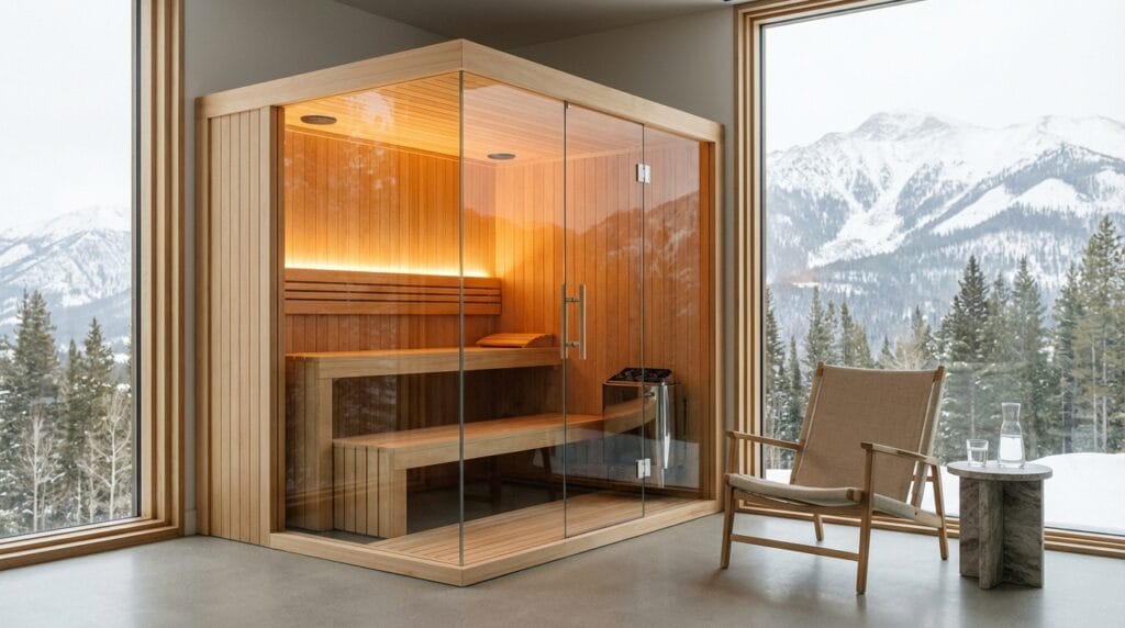 Luxury infrared sauna for Infrared Sauna Therapy for Executives and detox